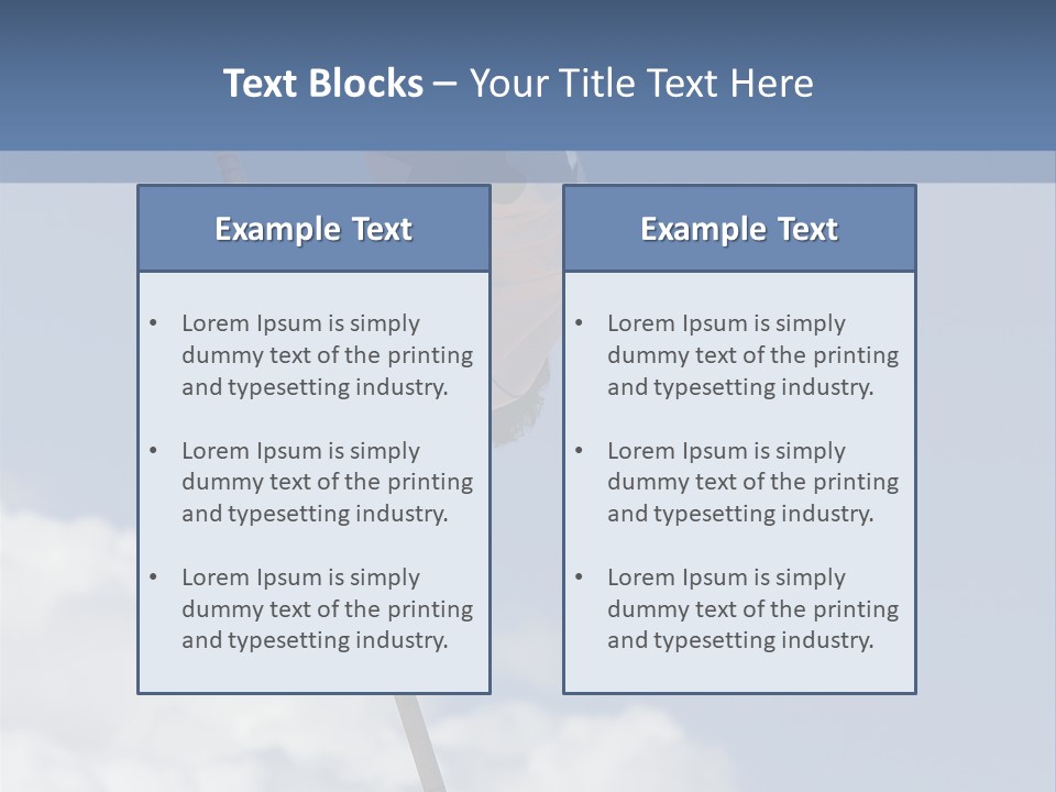 A Man Is Doing A High Jump On A Pole PowerPoint Template