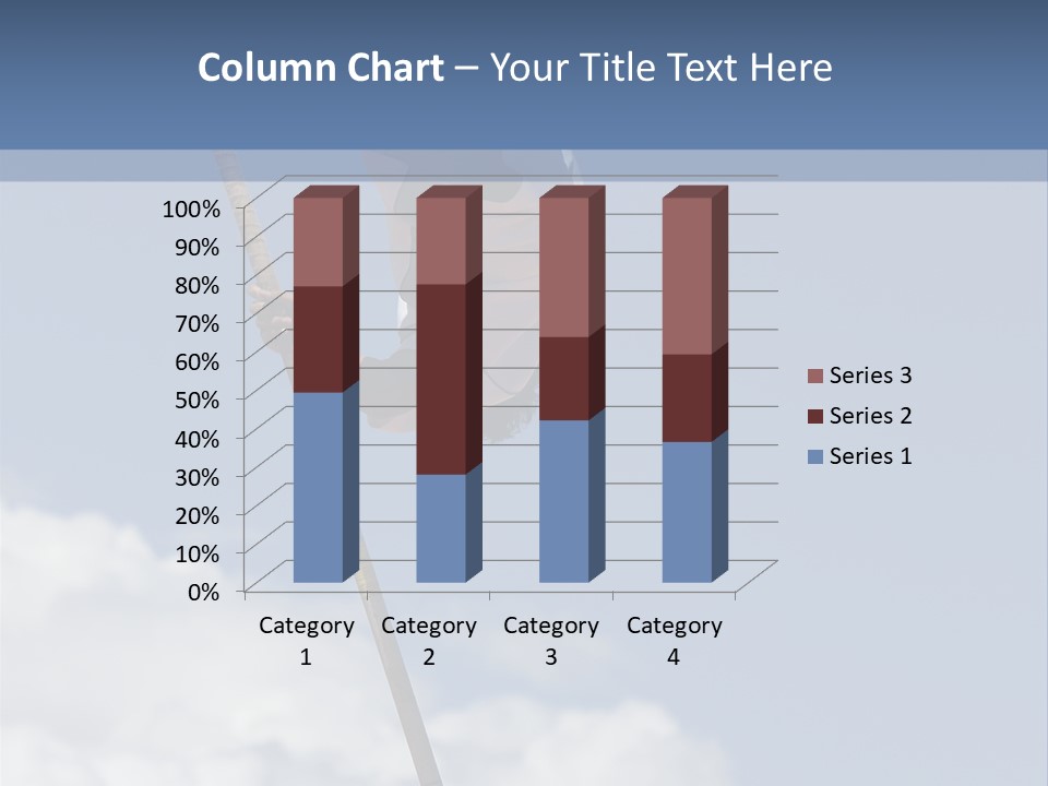 A Man Is Doing A High Jump On A Pole PowerPoint Template