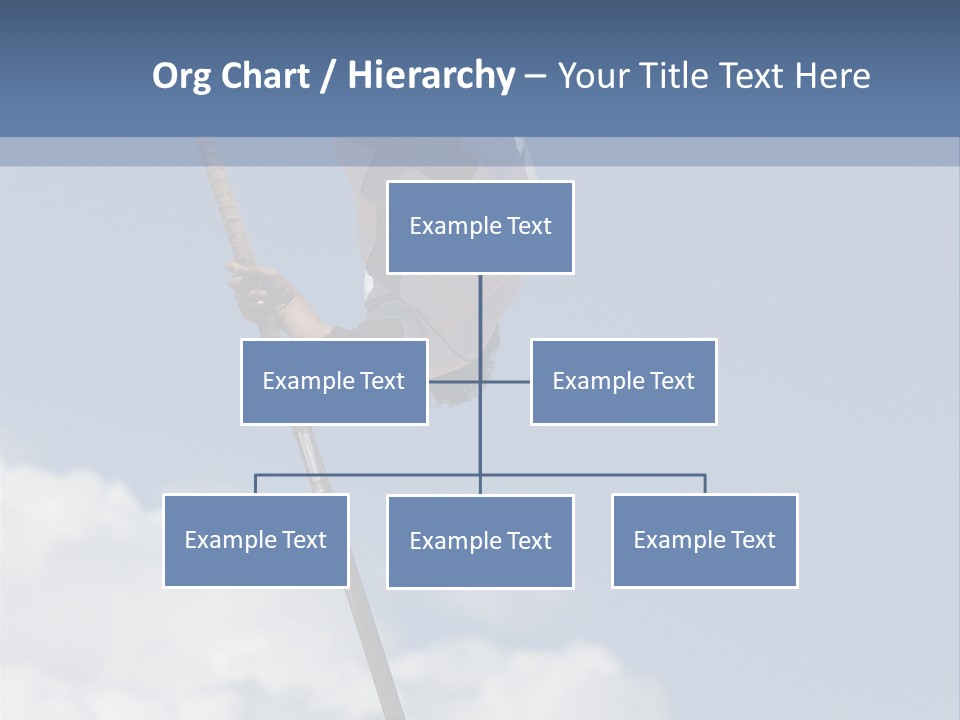 A Man Is Doing A High Jump On A Pole PowerPoint Template