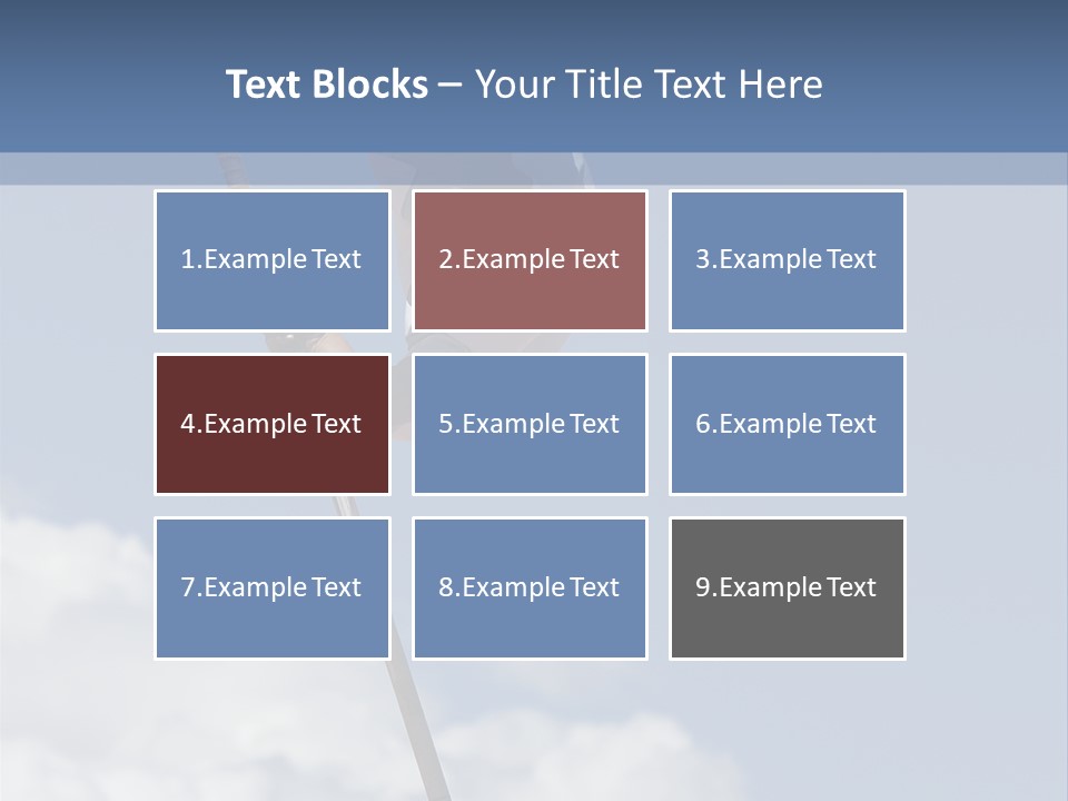 A Man Is Doing A High Jump On A Pole PowerPoint Template