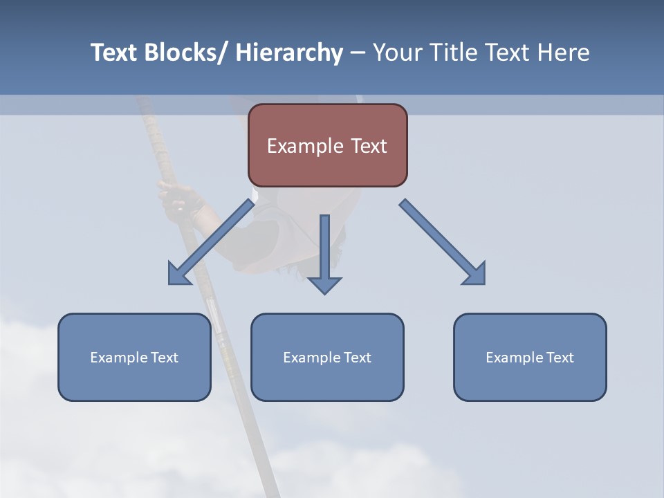 A Man Is Doing A High Jump On A Pole PowerPoint Template