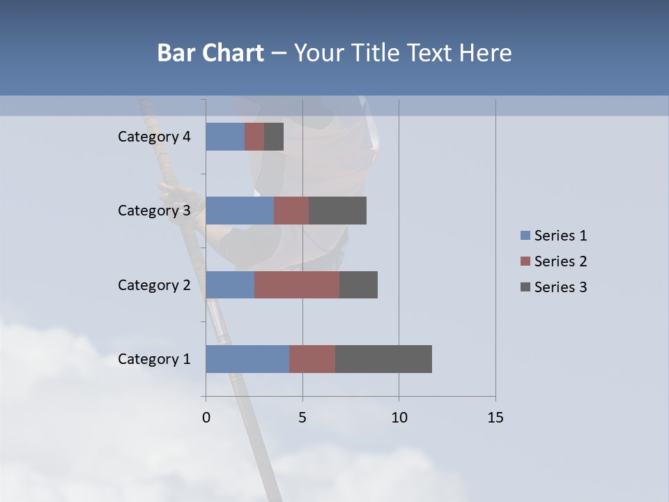 A Man Is Doing A High Jump On A Pole PowerPoint Template