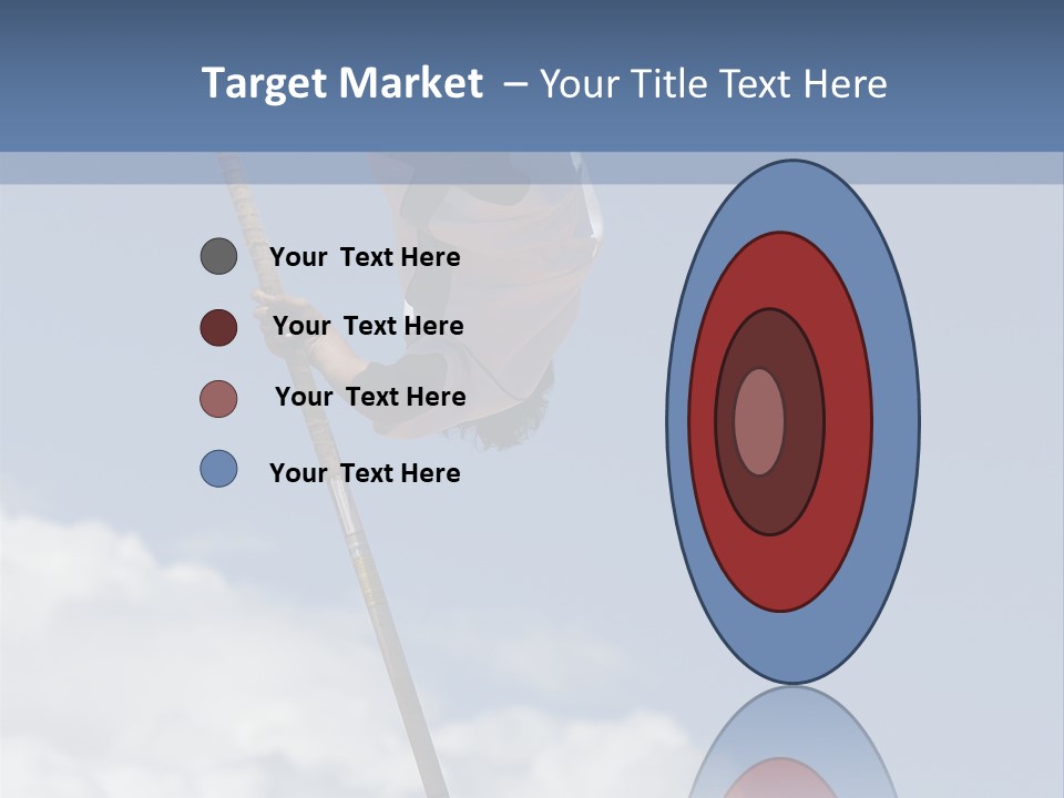 A Man Is Doing A High Jump On A Pole PowerPoint Template