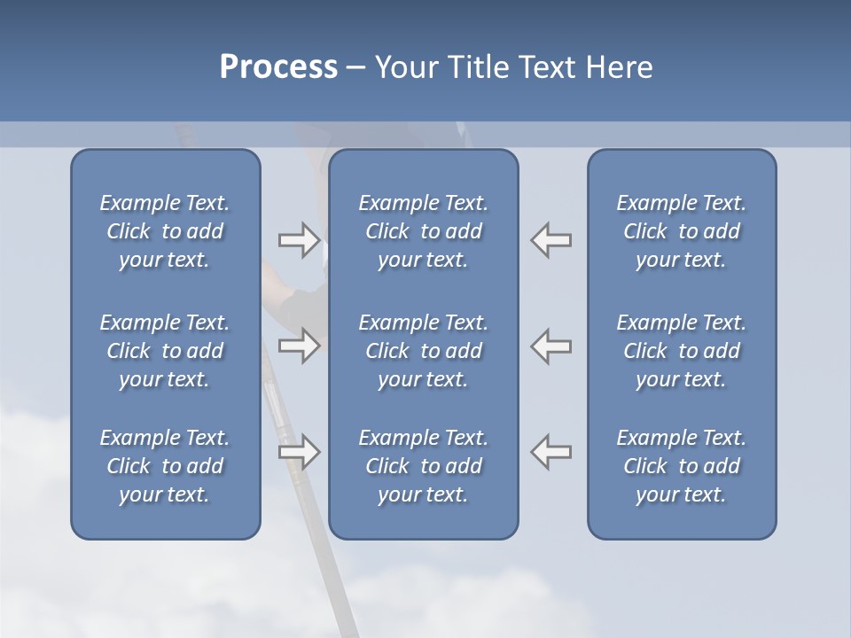 A Man Is Doing A High Jump On A Pole PowerPoint Template