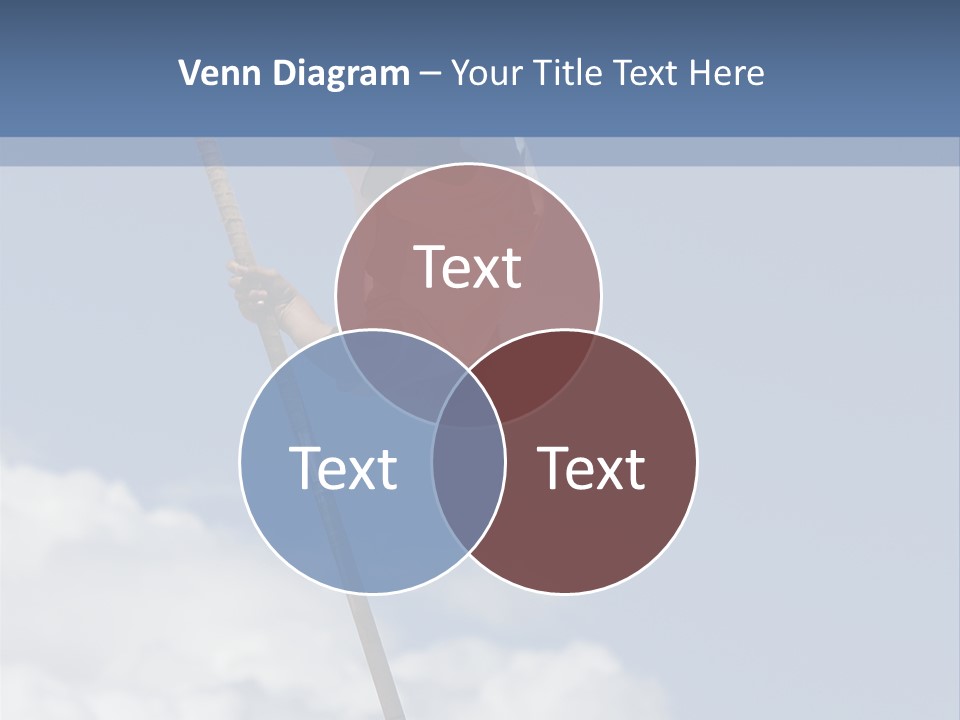 A Man Is Doing A High Jump On A Pole PowerPoint Template