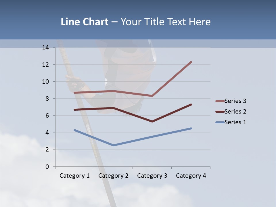 A Man Is Doing A High Jump On A Pole PowerPoint Template
