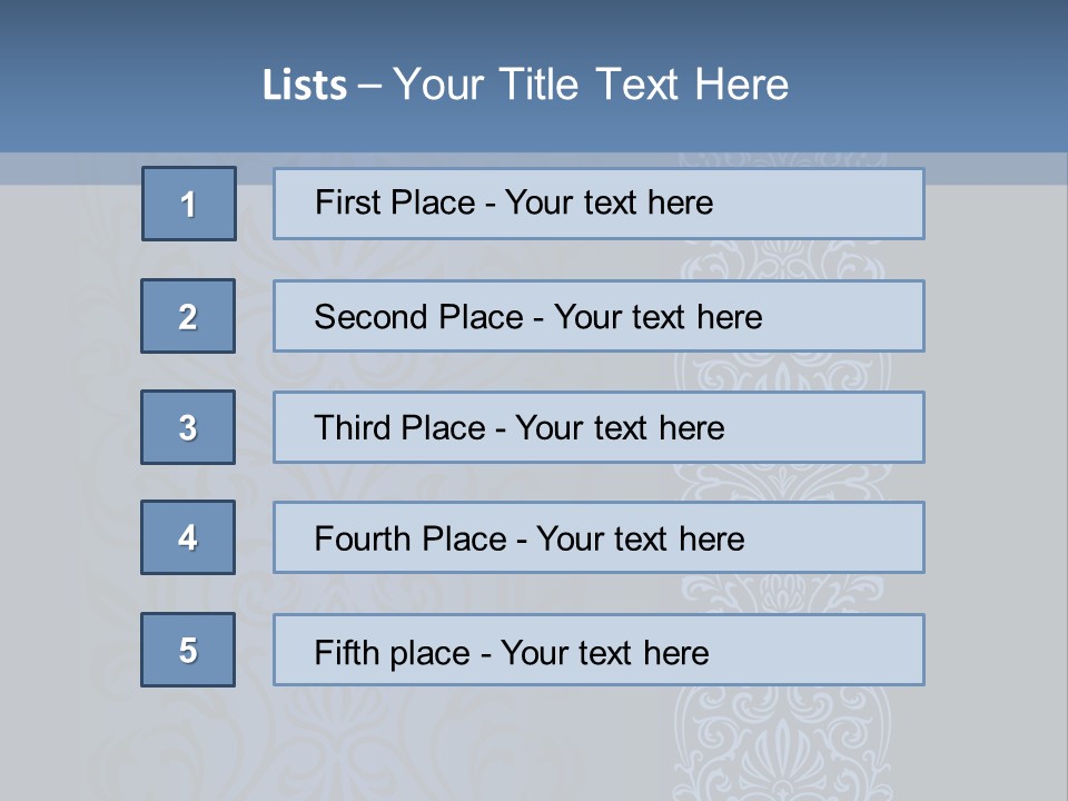 Ornamental Border. Pattern Can Be Easily Repeated Until Desired Length. Stock Vector Illustration: PowerPoint Template