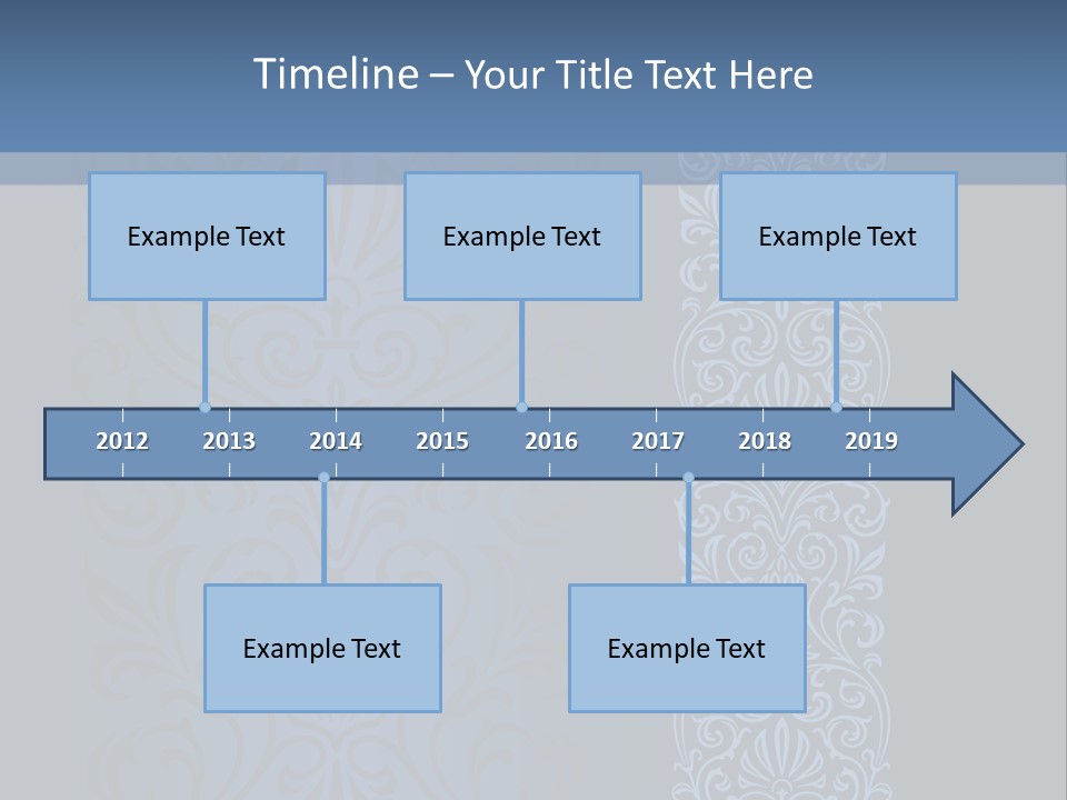 Ornamental Border. Pattern Can Be Easily Repeated Until Desired Length. Stock Vector Illustration: PowerPoint Template