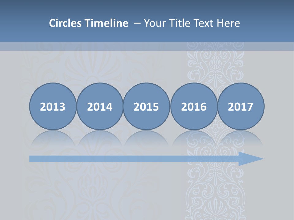 Ornamental Border. Pattern Can Be Easily Repeated Until Desired Length. Stock Vector Illustration: PowerPoint Template