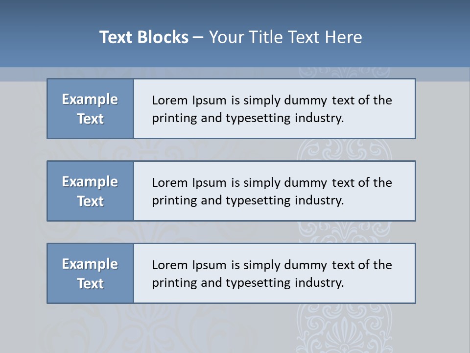 Ornamental Border. Pattern Can Be Easily Repeated Until Desired Length. Stock Vector Illustration: PowerPoint Template