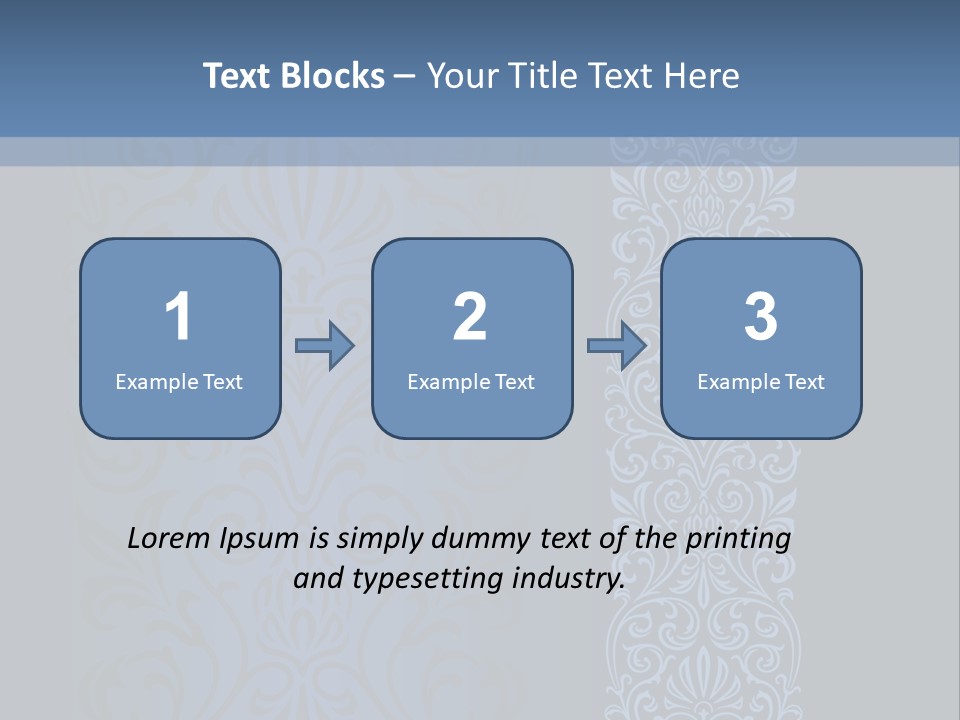 Ornamental Border. Pattern Can Be Easily Repeated Until Desired Length. Stock Vector Illustration: PowerPoint Template