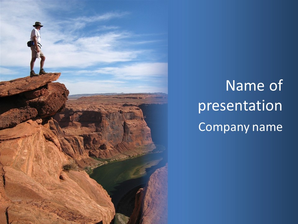 Grand Canyon Overlook PowerPoint Template