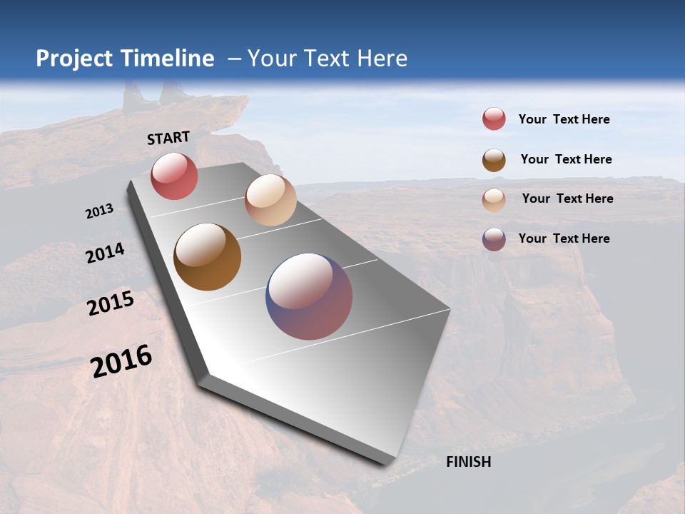 Grand Canyon Overlook PowerPoint Template