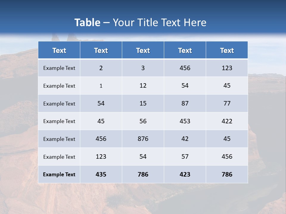 Grand Canyon Overlook PowerPoint Template