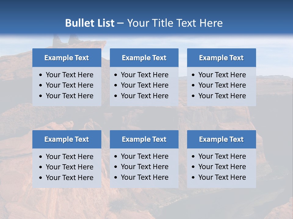 Grand Canyon Overlook PowerPoint Template