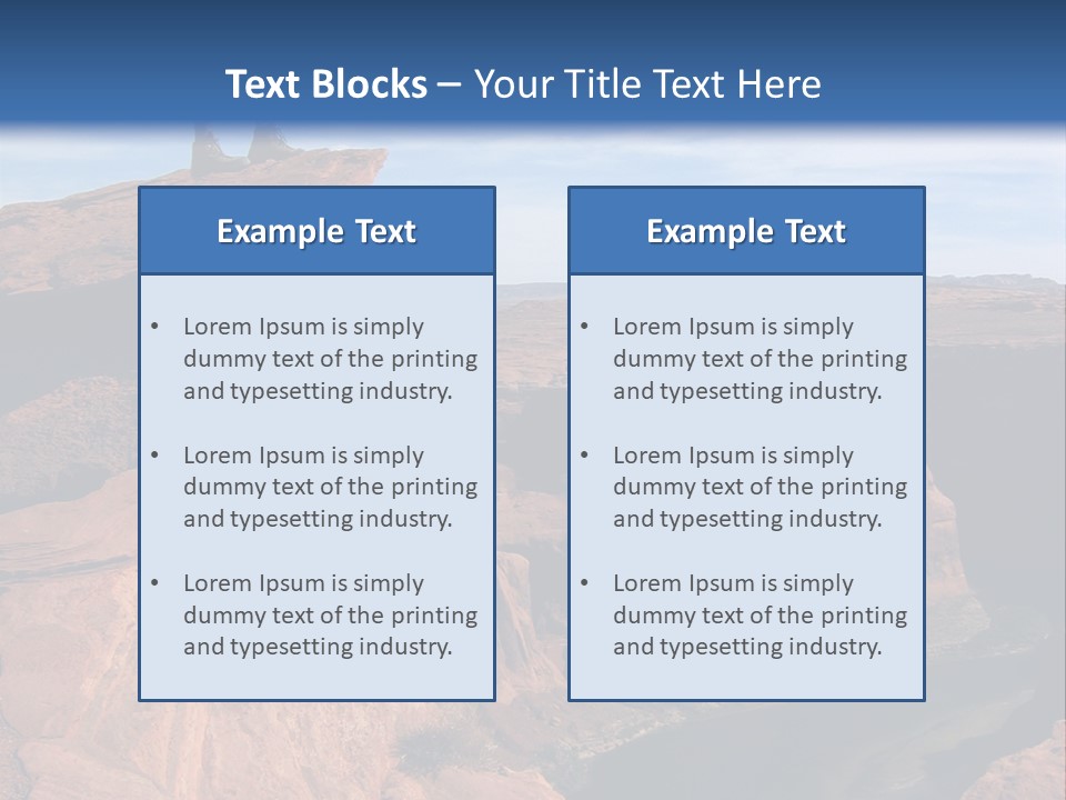 Grand Canyon Overlook PowerPoint Template
