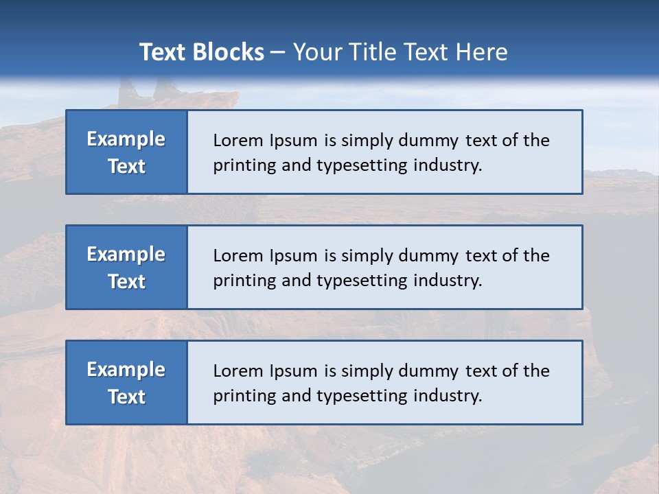 Grand Canyon Overlook PowerPoint Template