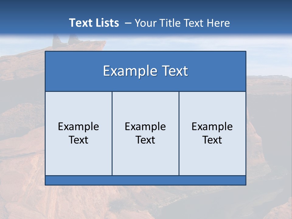 Grand Canyon Overlook PowerPoint Template