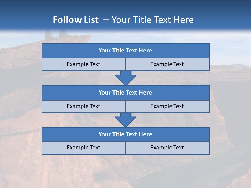 Grand Canyon Overlook PowerPoint Template