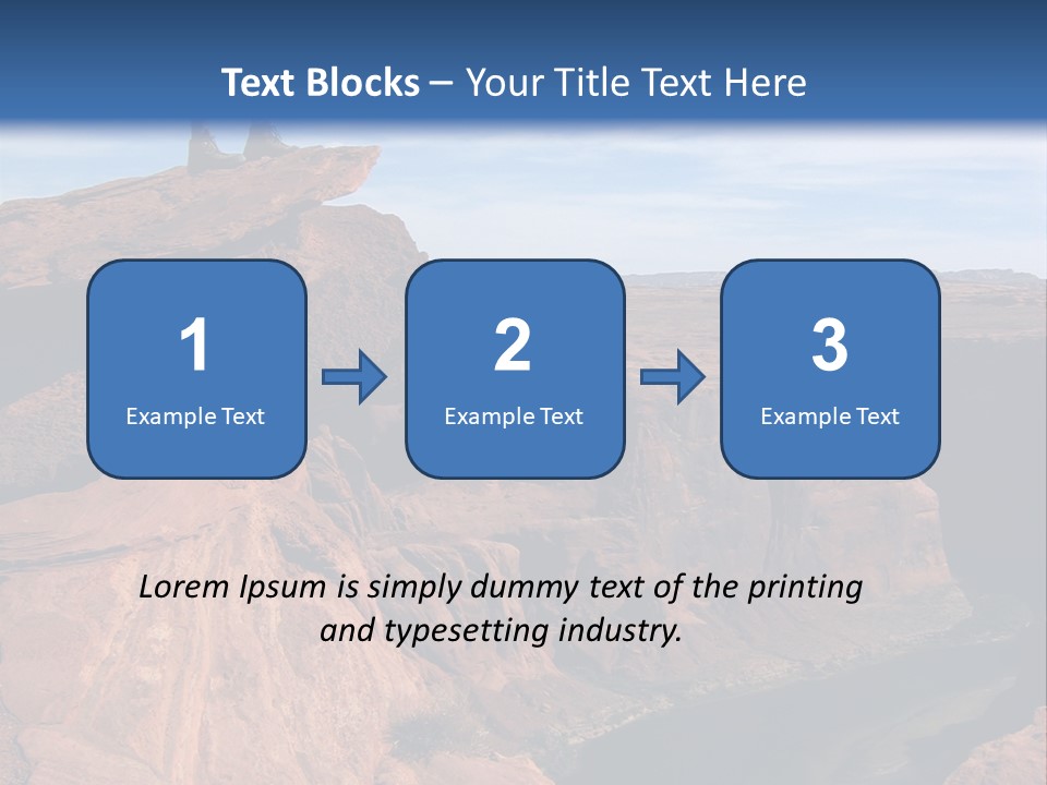 Grand Canyon Overlook PowerPoint Template