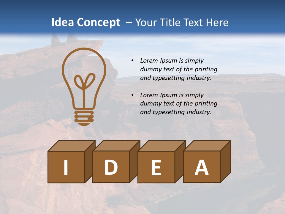 Grand Canyon Overlook PowerPoint Template