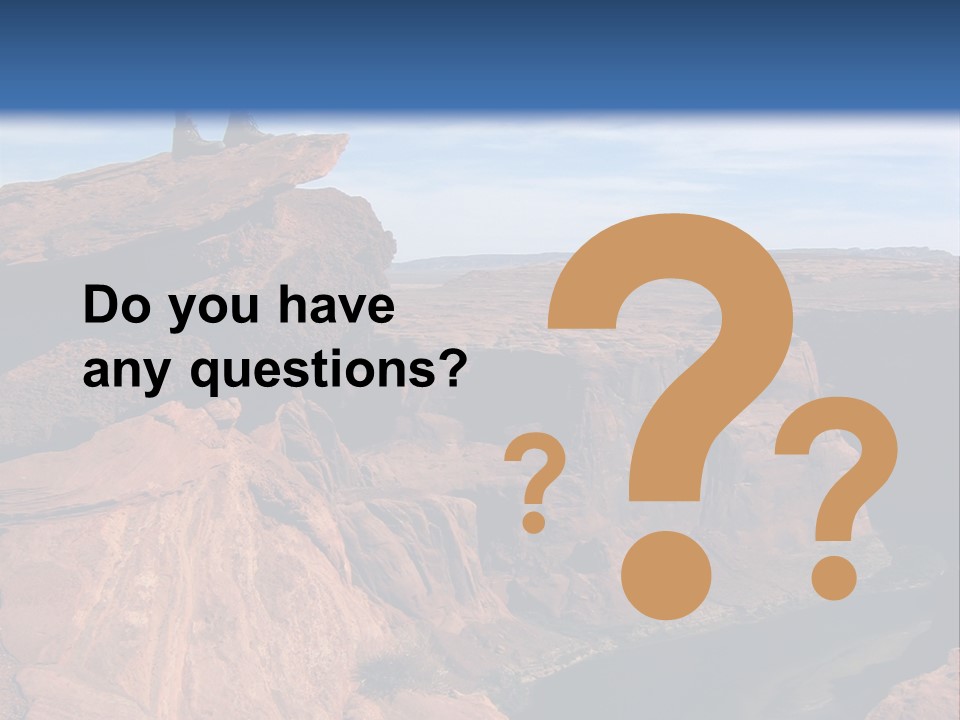 Grand Canyon Overlook PowerPoint Template