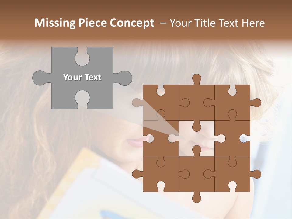 High Key Portrait Of Young Mother Reading A Book For Her Baby [3 Years Old] PowerPoint Template