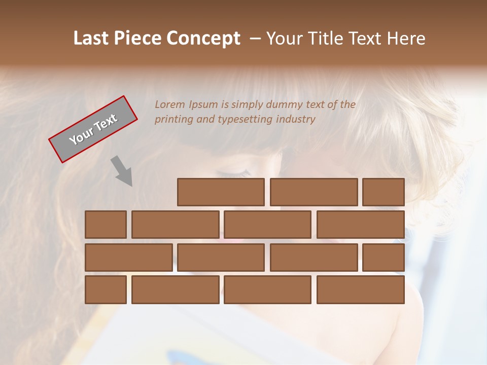 High Key Portrait Of Young Mother Reading A Book For Her Baby [3 Years Old] PowerPoint Template