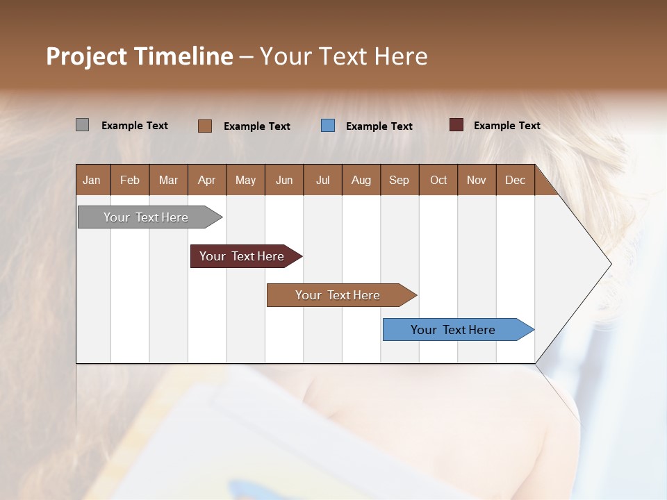 High Key Portrait Of Young Mother Reading A Book For Her Baby [3 Years Old] PowerPoint Template