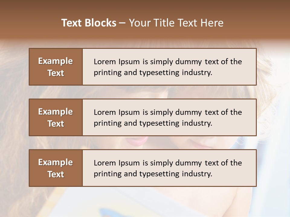 High Key Portrait Of Young Mother Reading A Book For Her Baby [3 Years Old] PowerPoint Template