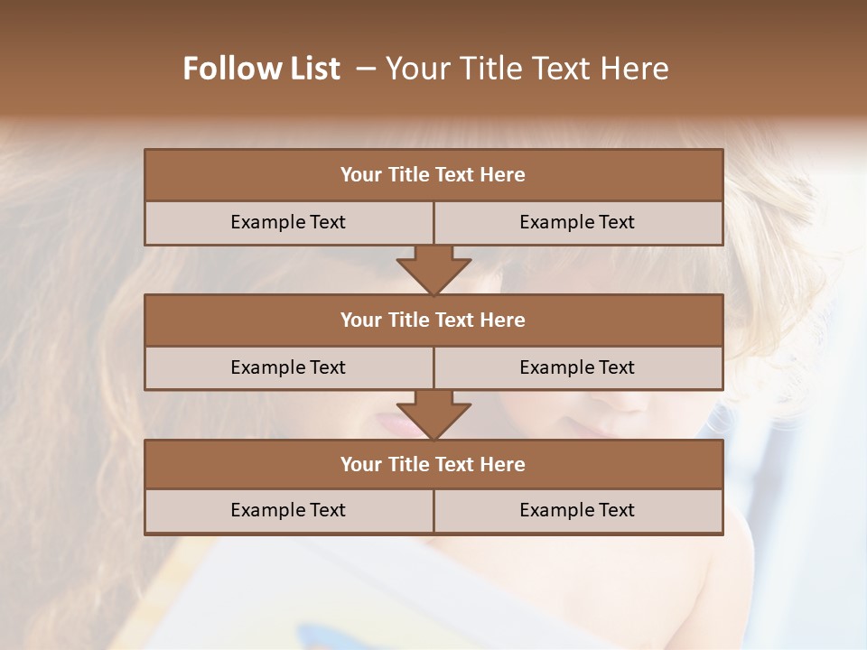 High Key Portrait Of Young Mother Reading A Book For Her Baby [3 Years Old] PowerPoint Template