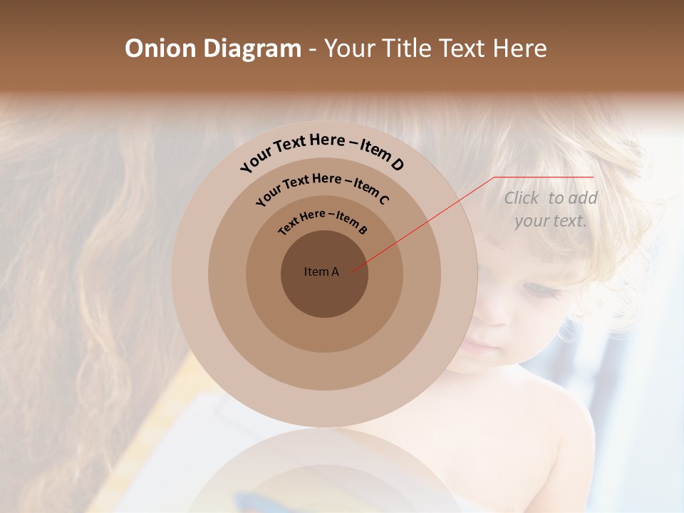 High Key Portrait Of Young Mother Reading A Book For Her Baby [3 Years Old] PowerPoint Template