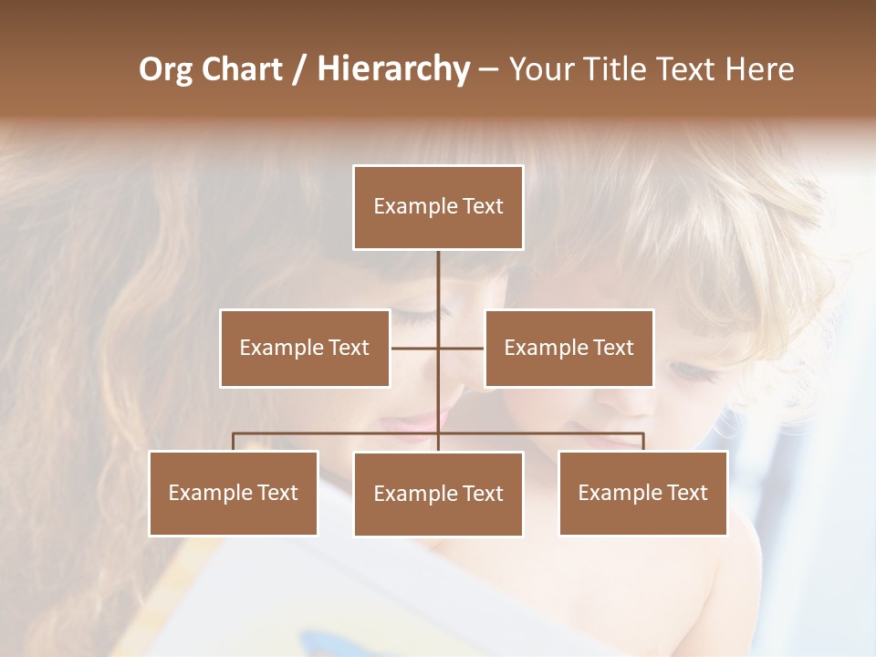 High Key Portrait Of Young Mother Reading A Book For Her Baby [3 Years Old] PowerPoint Template