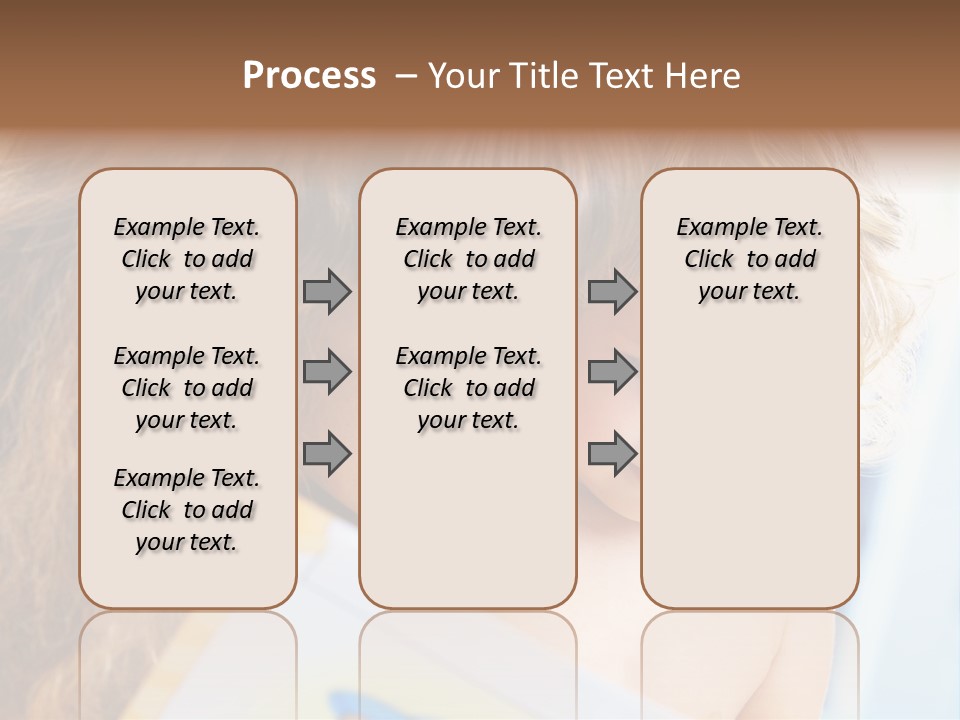 High Key Portrait Of Young Mother Reading A Book For Her Baby [3 Years Old] PowerPoint Template