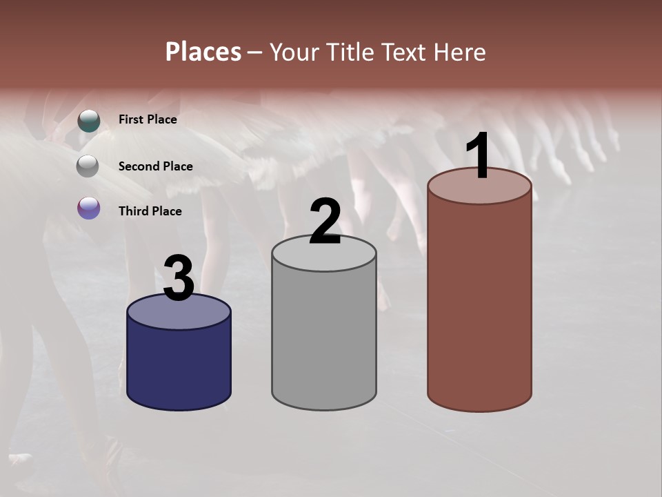 Wine Barrels In Cellar. Wide Angle View. PowerPoint Template