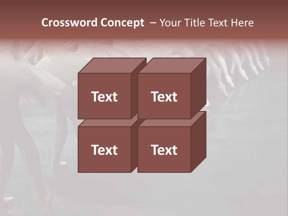 Wine Barrels In Cellar. Wide Angle View. PowerPoint Template