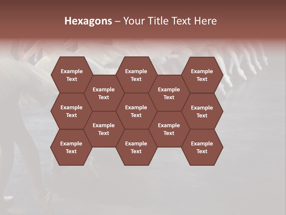 Wine Barrels In Cellar. Wide Angle View. PowerPoint Template