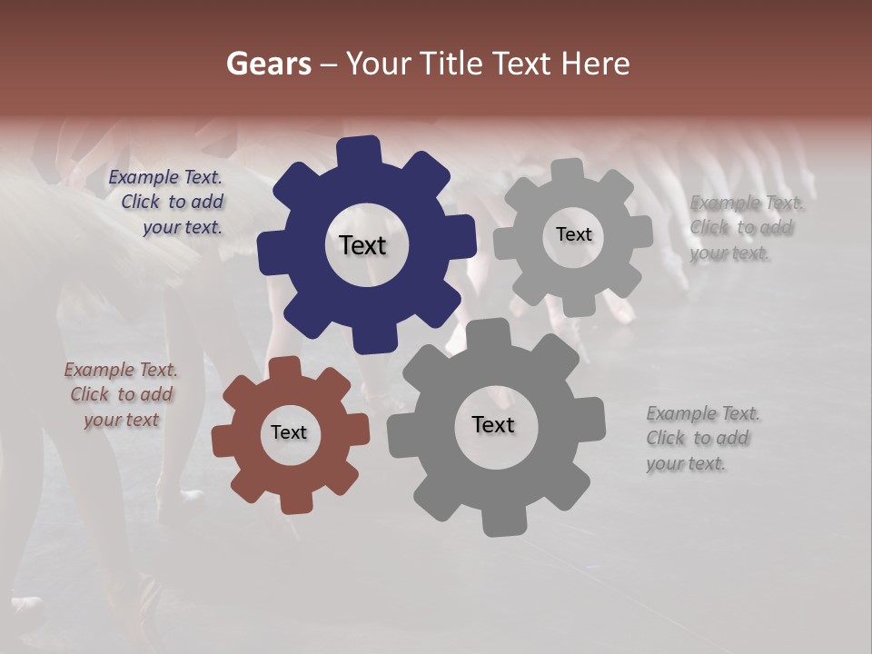 Wine Barrels In Cellar. Wide Angle View. PowerPoint Template