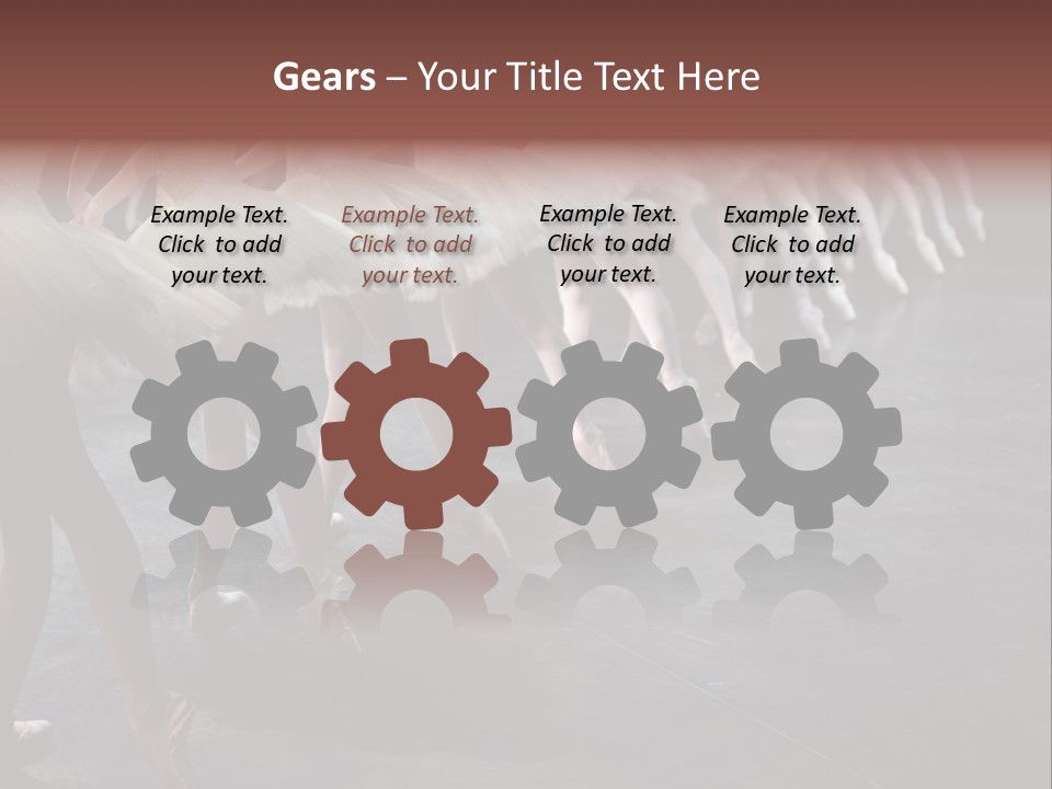 Wine Barrels In Cellar. Wide Angle View. PowerPoint Template