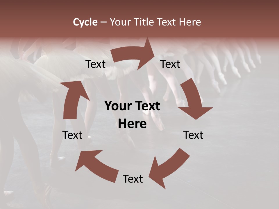 Wine Barrels In Cellar. Wide Angle View. PowerPoint Template