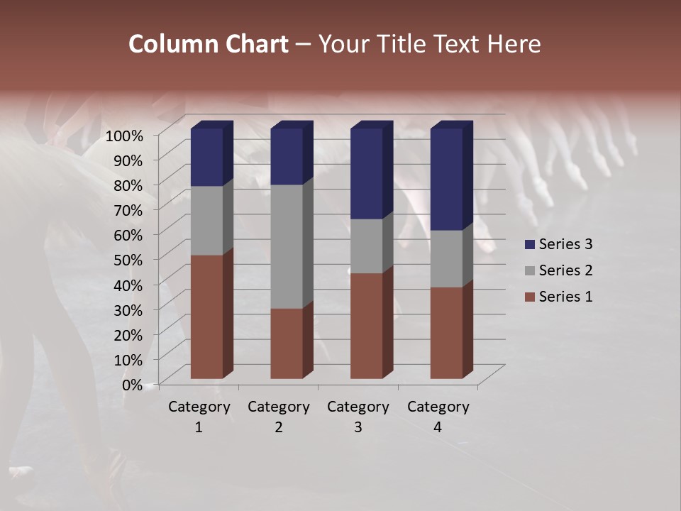 Wine Barrels In Cellar. Wide Angle View. PowerPoint Template