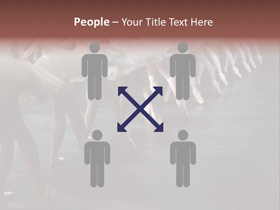 Wine Barrels In Cellar. Wide Angle View. PowerPoint Template