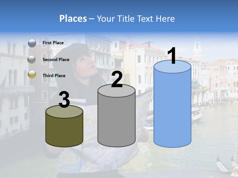 Tourist Attractions: This Girl Got Lost In Venice PowerPoint Template