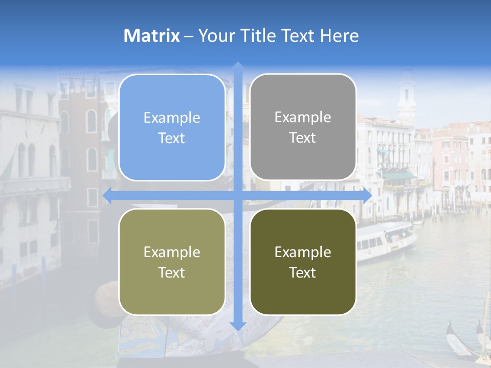 Tourist Attractions: This Girl Got Lost In Venice PowerPoint Template