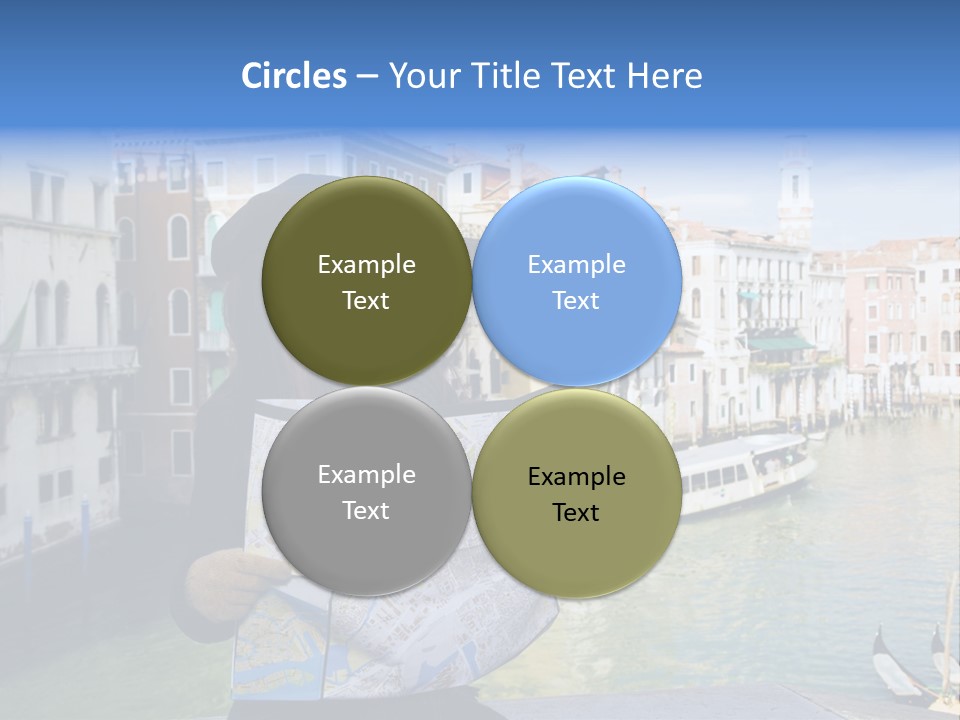 Tourist Attractions: This Girl Got Lost In Venice PowerPoint Template