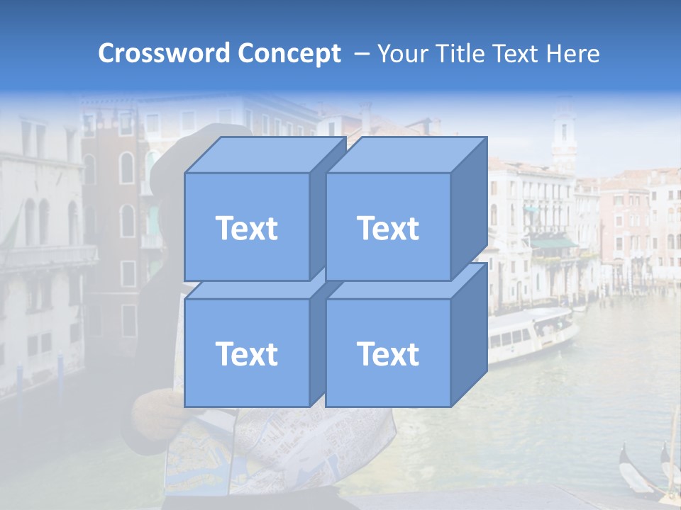 Tourist Attractions: This Girl Got Lost In Venice PowerPoint Template