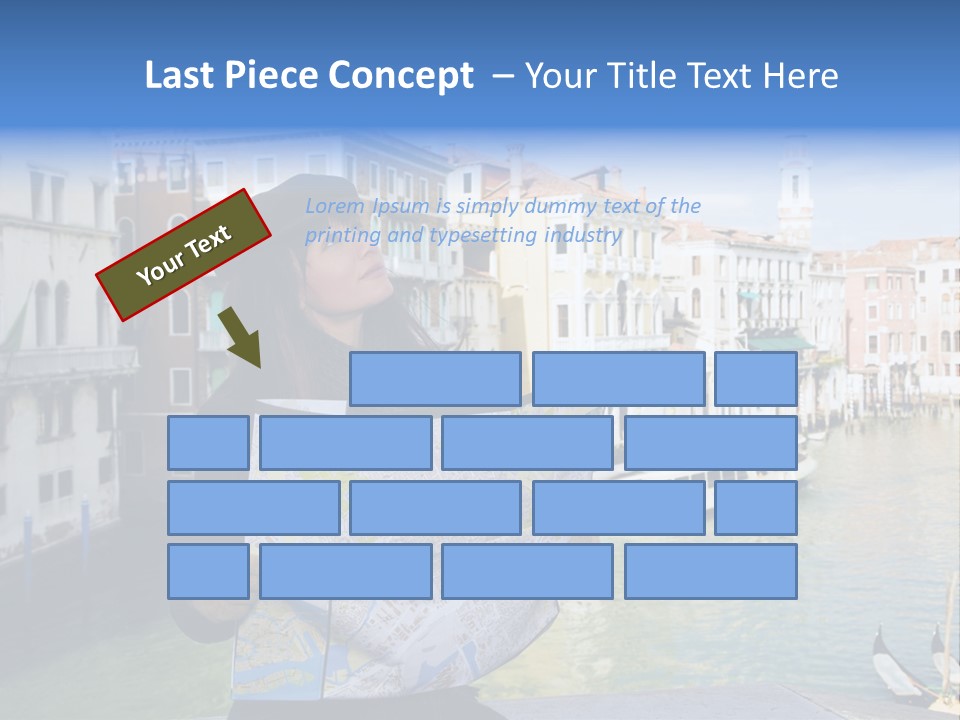 Tourist Attractions: This Girl Got Lost In Venice PowerPoint Template
