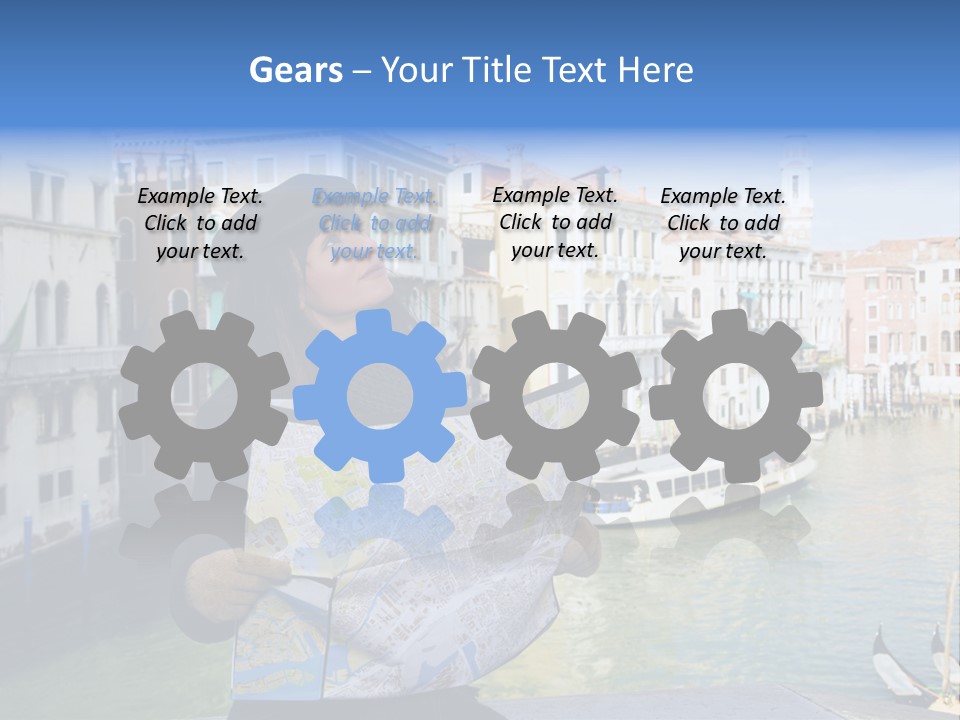 Tourist Attractions: This Girl Got Lost In Venice PowerPoint Template