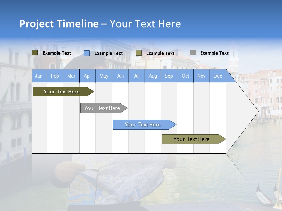 Tourist Attractions: This Girl Got Lost In Venice PowerPoint Template