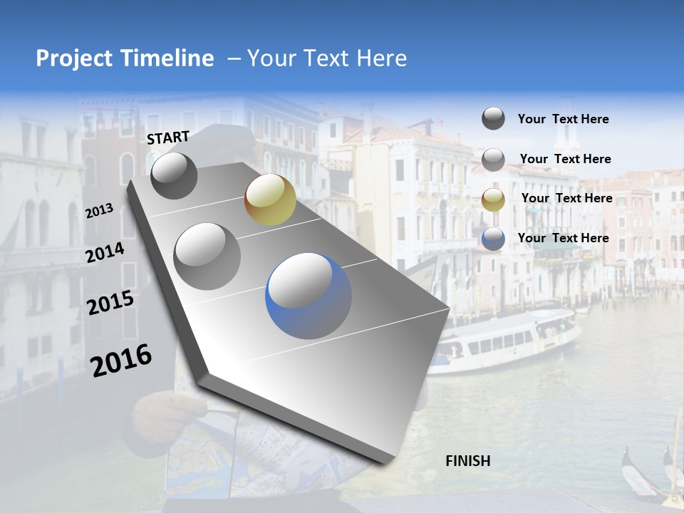 Tourist Attractions: This Girl Got Lost In Venice PowerPoint Template